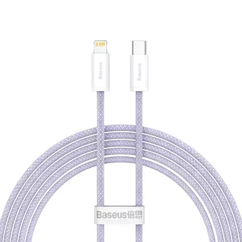 Baseus Dynamic 2 Series Schnellladekabel USB-C - Lightning 20W 480Mbps 2m lila