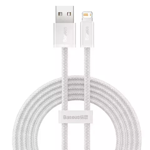 Baseus Dynamisches USB-zu-Lightning-Kabel, 2,4 A, 1 m (weiß)