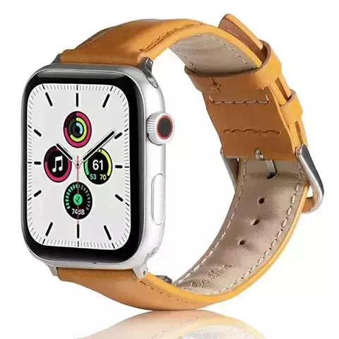 Beline Smartwatch Lederarmband für Apple Watch 38/40/41mm hellbraun/hellbraun