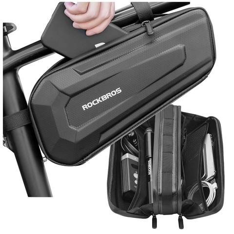 Beuteltasche Fahrradtasche Rahmen Fahrradhalter RockBros B67 2.5L Schwarz