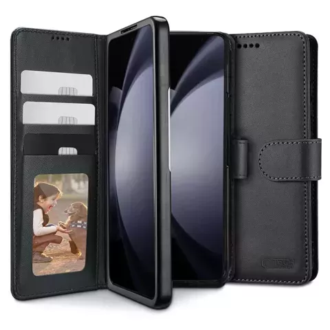 Brieftaschenetui für Samsung Galaxy Z Fold 6 Schwarz