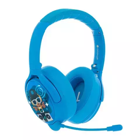 BuddyPhones Cosmos Plus ANC Funkkopfhörer für Kinder (blau)