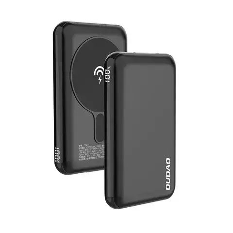 Dudao TGK1 Powerbank mit kabellosem Ladegerät 15W 10000mAh Schwarz (TGK1-Black)