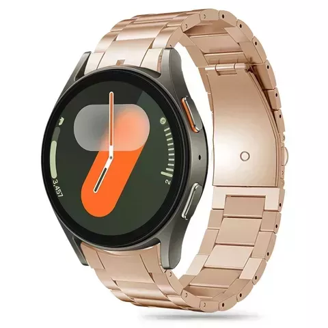 Edelstahlarmband für Samsung Galaxy Watch 4 / 5 / 5 Pro / 6 / 7 Blush Gold