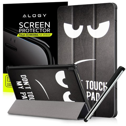 Etui Alogy Book Cover für Lenovo M10 TB-X505 F/L Don't Touch My Pad Folia Rysik