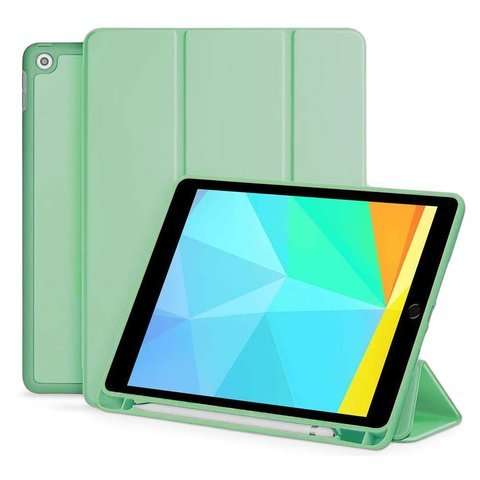 Etui Alogy Smart Pencil Case für Apple iPad 10.2 2019/2020/2021 7/8/9Gen Zielone