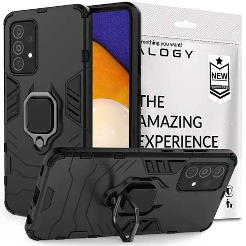 Etui Alogy Stand Ring Armor für Samsung Galaxy A72/ A72 5G schwarz