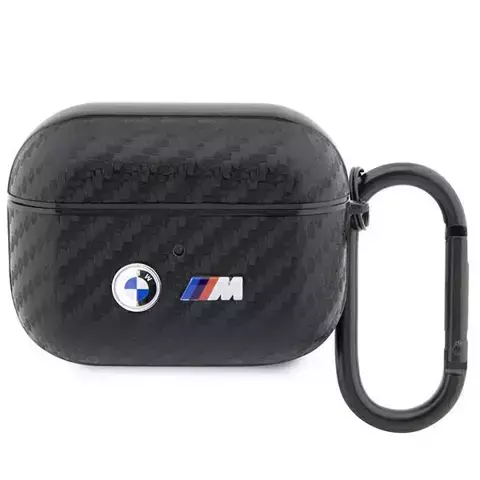 Etui BMW BMAPWMPUCA2 für AirPods Pro Cover Carbon Double Metal Logo