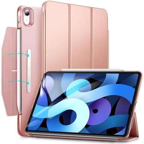 Etui ESR Ascend Trifold Pencil für Apple iPad Air 4 2020 / 5 2022 Rose Gold