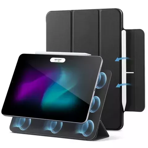 Etui ESR Rebound Magnetic für Apple iPad Air 10.9 4 / 5 / 2020-2022 / 11 6 / 2024 Schwarz