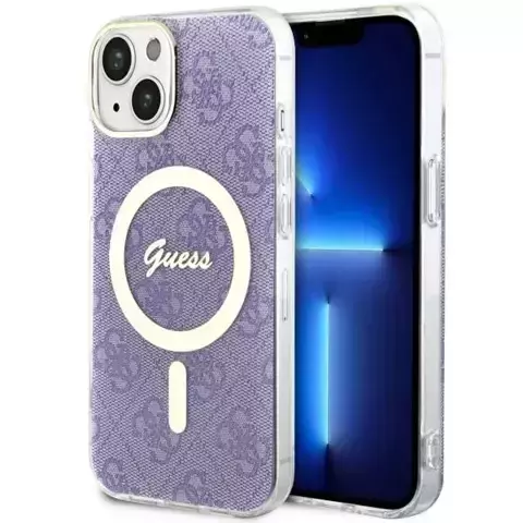 Etui Guess GUHMP14SH4STU für iPhone 14 6,1" Hardcase 4G MagSafe