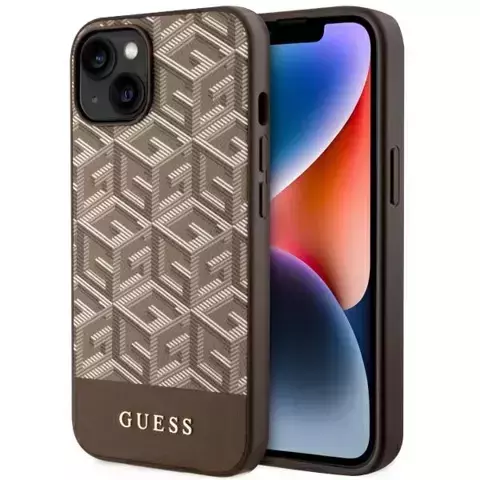 Etui Guess GUHMP14SHGCFSEW für iPhone 14 6,1" Hardcase GCube Stripes MagSafe