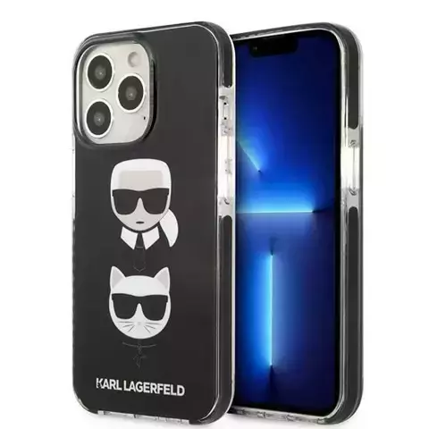 Etui Karl Lagerfeld KLHCP13XTPE2TK für iPhone 13 Pro Max 6,7" Hardcase czarny/black Karl