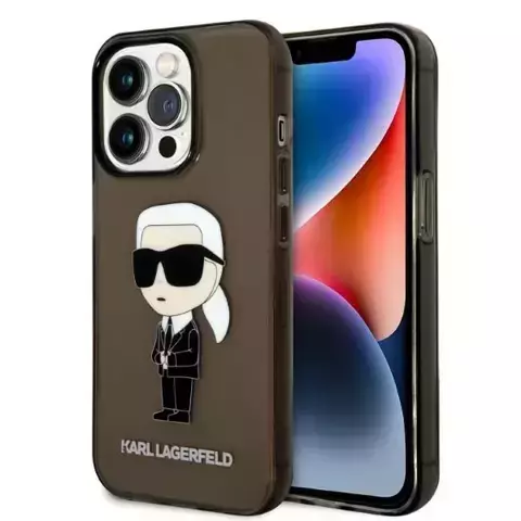 Etui Karl Lagerfeld KLHCP14LHNIKTCK für iPhone 14 Pro 6,1" Hardcase Ikonik Karl Lagerfeld