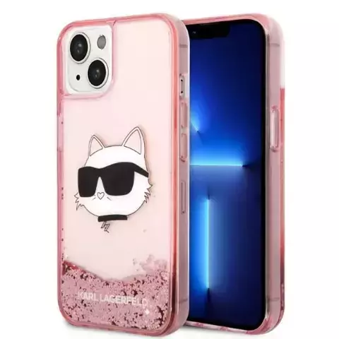 Etui Karl Lagerfeld KLHCP14MLNCHCP für iPhone 14 Plus 6,7" Hardcase Glitter Choupette Head