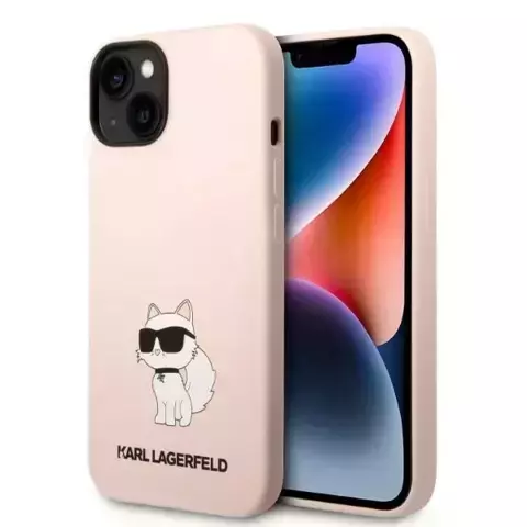 Etui Karl Lagerfeld KLHCP14MSNCHBCP für iPhone 14 Plus 6,7" Hardcase Silikon Choupette