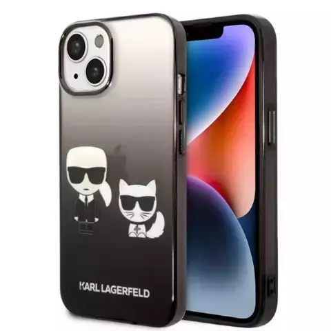 Etui Karl Lagerfeld KLHCP14MTGKCK für Apple iPhone 14 Plus 6,7" Hardcase Gradient Ikonik Karl