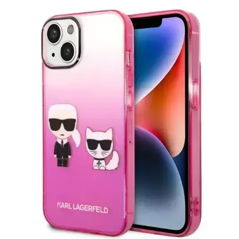 Etui Karl Lagerfeld KLHCP14MTGKCP für iPhone 14 Plus 6,7" Hardcase Gradient Ikonik Karl