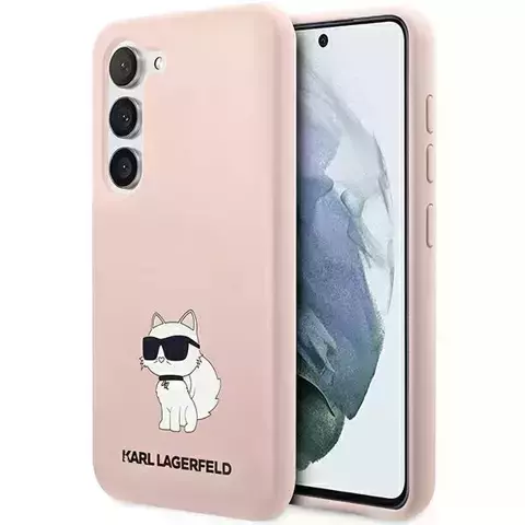 Etui Karl Lagerfeld KLHCS23MSNCHBCP für Samsung Galaxy S23 Plus S916 Hardcase Silikon Choupette