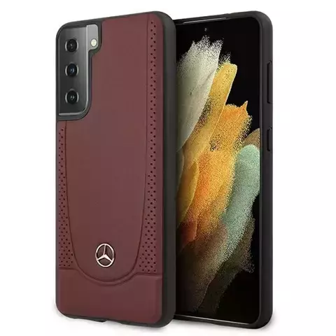 Etui Mercedes MEHCS21MARMRE für Samsung Galaxy S21 Plus G996 Hardcase Urban Line