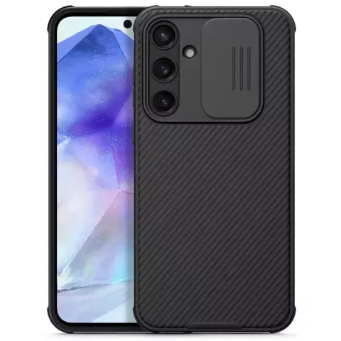 Etui Nillkin Camshield Pro für Samsung Galaxy A55 5G Schwarz