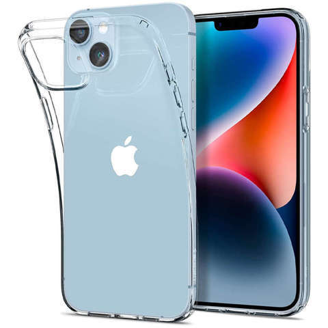 Etui Obudowa Hülle Spigen Liquid Crystal für Apple iPhone 14 Crystal Clear