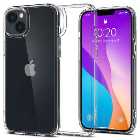 Etui Obudowa Hülle Spigen Ultra Hybrid für Apple iPhone 14 Plus Crystal Clear