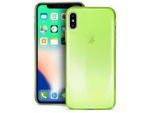 Etui PURO 0.3 Nude Apple iPhone X/Xs Fluo Grün