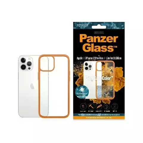 Etui PanzerGlass ClearCase für iPhone 12 Pro Max Orange AB