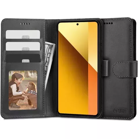 Etui Portemonnaie Wallet für Xiaomi Redmi Note 13 5G Black