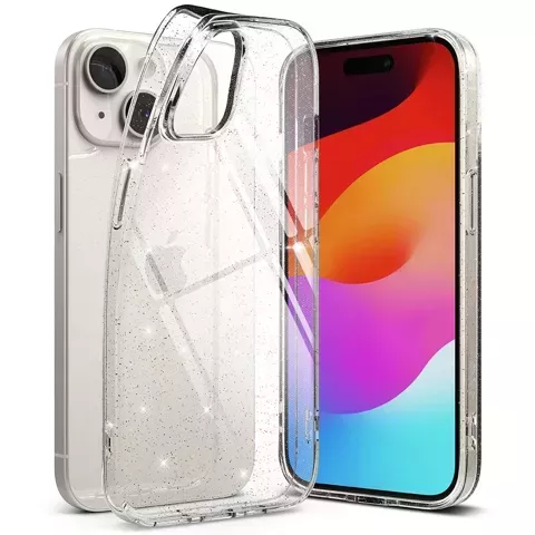 Etui Ringke Air für Apple iPhone 15 Glitter Clear