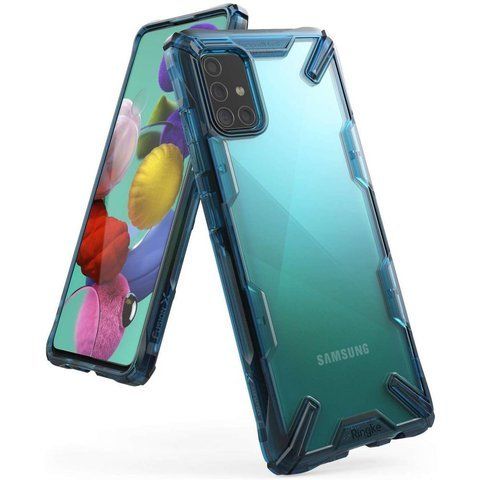 Etui Ringke Fusion X für Samsung Galaxy A51 Space Blue