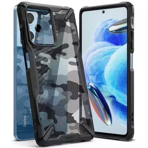 Etui Ringke Fusion X für Xiaomi Redmi Note 12 Pro 5g / Poco X5 Pro 5G Camo schwarz