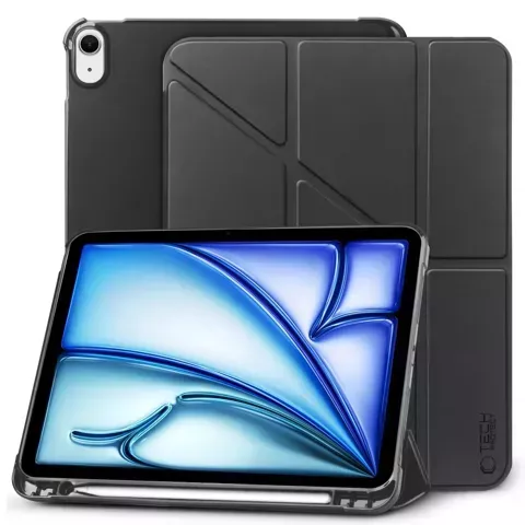 Etui SC Pen Origami für Apple iPad Air 10.9 4 / 5 / 2020-2022 / 11 6 / 2024 Schwarz