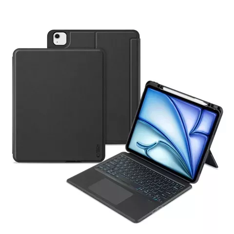 Etui Scmag Pen Keyboard für Apple iPad Air 13 2024 Schwarz