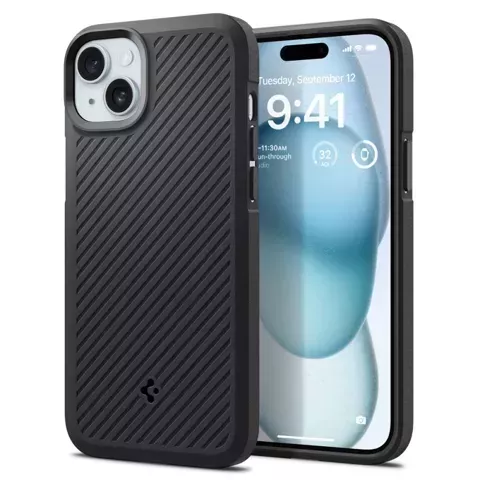 Etui Spigen Core Armor für Apple iPhone 15 Plus Mattschwarz