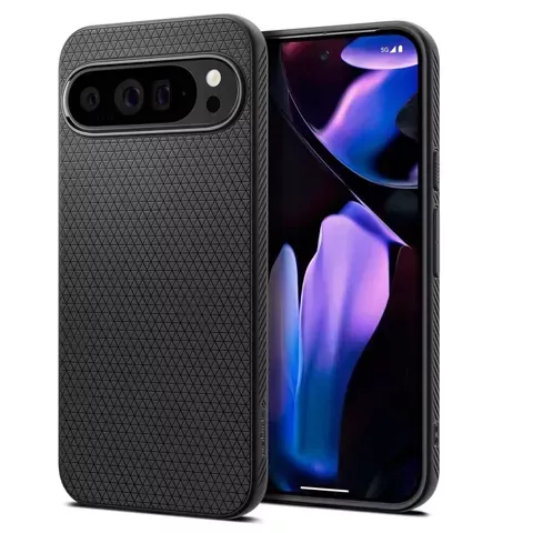 Etui Spigen Liquid Air für Google Pixel 9 Pro XL Mattschwarz