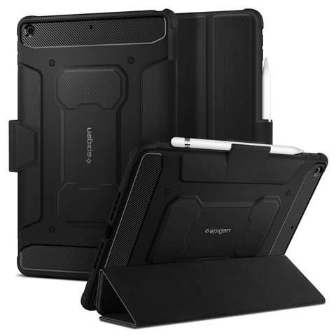 Etui Spigen Rugged Armor Pro Pencil für Apple iPad 10.2 2019/2020/2021 7/8/9Gen Schwarz