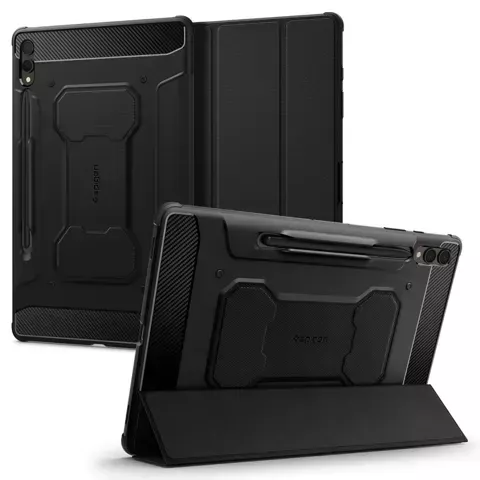 Etui Spigen Rugged Armor „Pro“ für Samsung Galaxy Tab S9 Plus 12.4 X810 / X816B Schwarz