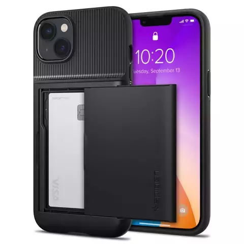 Etui Spigen Slim Armor CS für Apple iPhone 14 Plus Schwarz