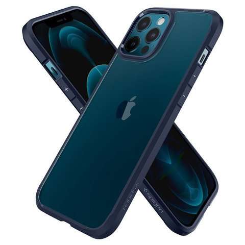 Etui Spigen Ultra Hybrid für Apple iPhone 12/ 12 Pro 6.1 Marineblau