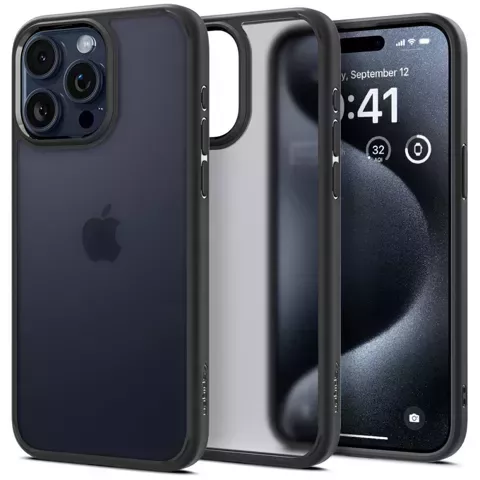 Etui Spigen Ultra Hybrid für Apple iPhone 15 Pro Max Frost Black