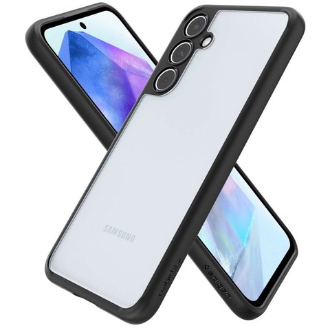 Etui Spigen Ultra Hybrid für Samsung Galaxy A55 5G Mattschwarz