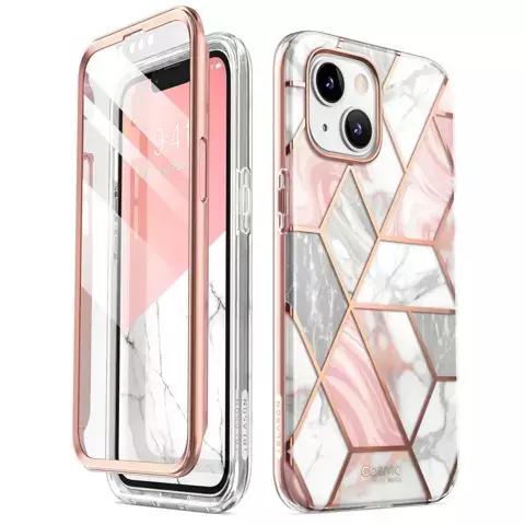 Etui Supcase Cosmo für Apple iPhone 14 Plus Marble