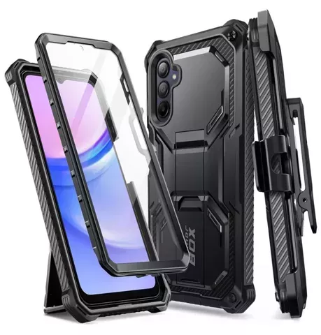 Etui Supcase IBLSN Armorbox für Samsung Galaxy A15 4G / 5G Schwarz