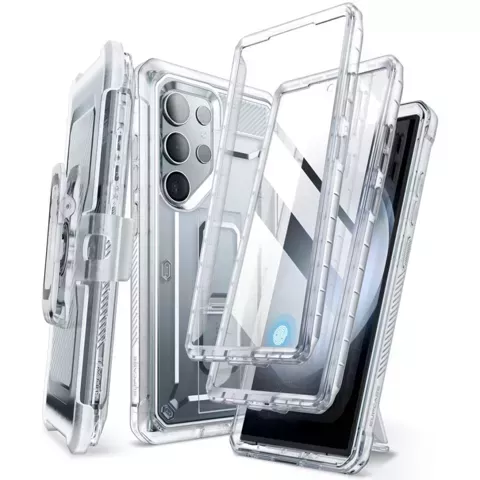 Etui Supcase Unicorn Beetle Pro 2-Set für Samsung Galaxy S24 Ultra Clear