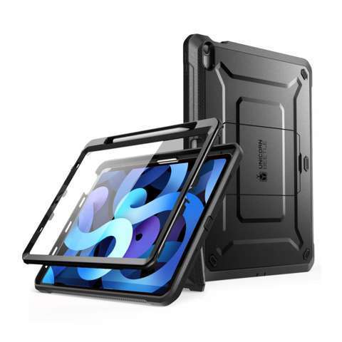 Etui Supcase Unicorn Beetle Pro für Apple iPad Air 4 2020 / 5 2022 Schwarz