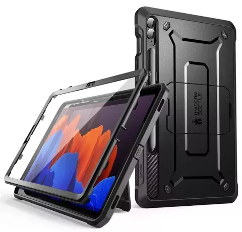 Etui Supcase Unicorn Beetle Pro für Samsung Galaxy Tab S9 FE Plus 12.4 X610 / X616B Schwarz