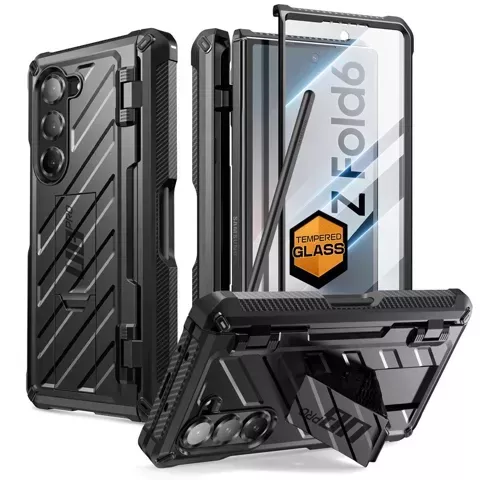 Etui Supcase Unicorn Beetle Pro für Samsung Galaxy Z Fold 6 Schwarz