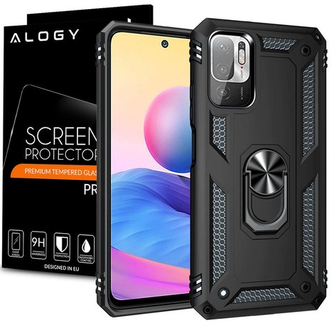 Etui pancerne Alogy Stand Armor Ring für Xiaomi Poco M3 Pro/ Redmi Note 10 5G